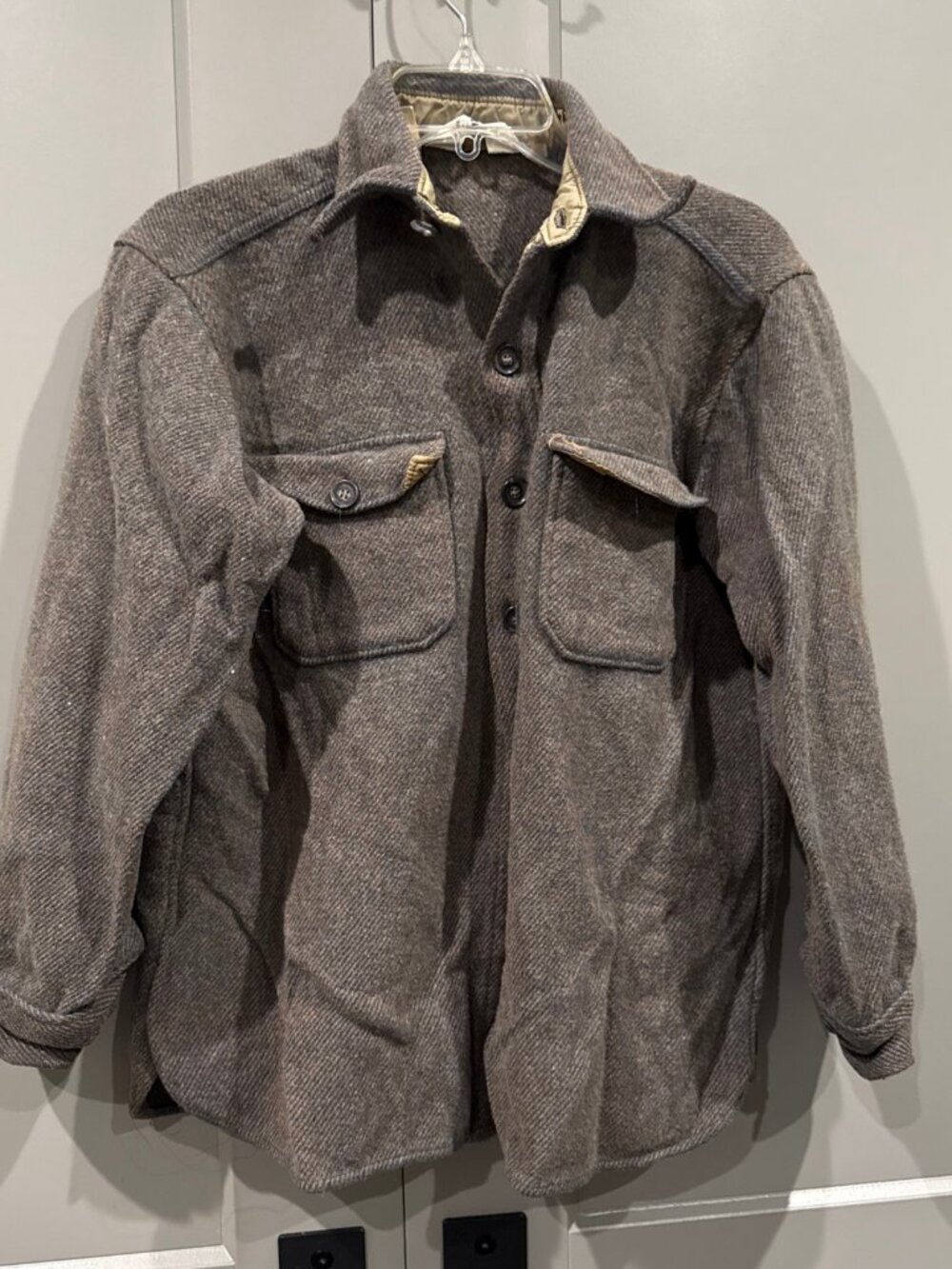 WOOLRICH USA Vintage WOOL Heavy Duty Small Ranch Duster Field Shacket Jacket